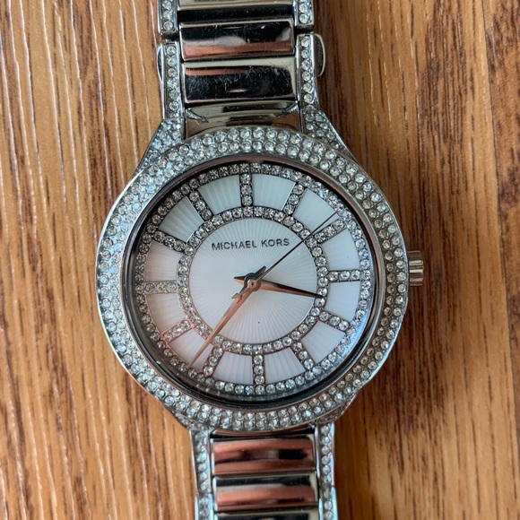 Michael Kors Mini Kerry Diamond Silver Watch main image 5